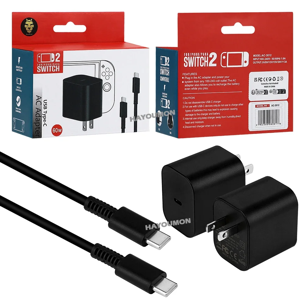 Gaming Accessories Wall Mount - Adaptador de CA para Switch 2,