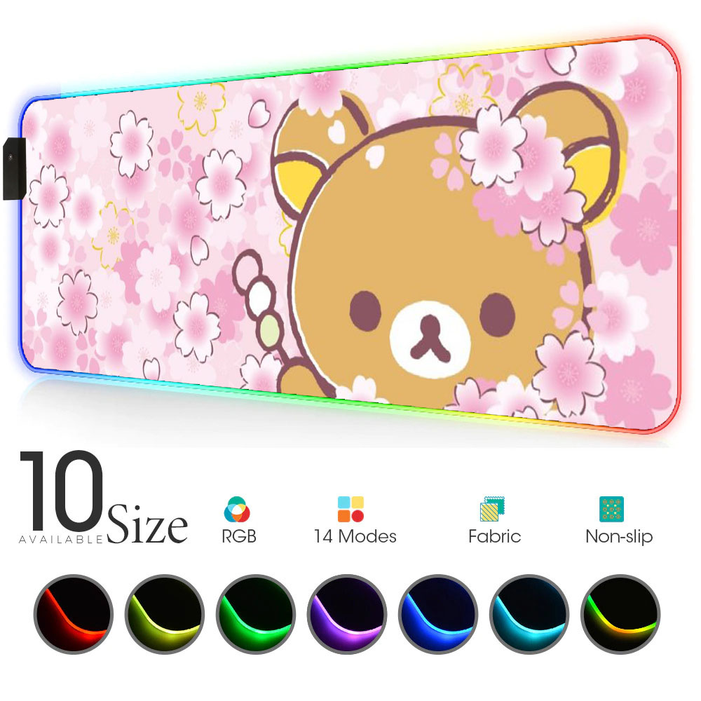 Gaming Accessories Pink - Korilakkuma-alfombrilla de ratón con diseño de