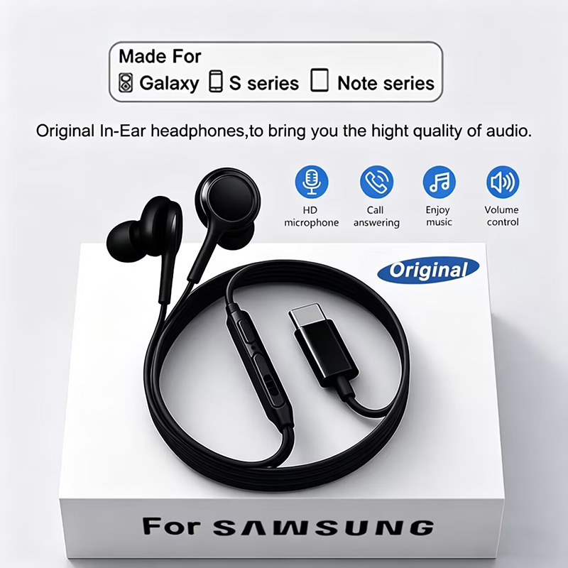 Xiaomi Gaming Accessories - Auriculares con cable originales tipo C