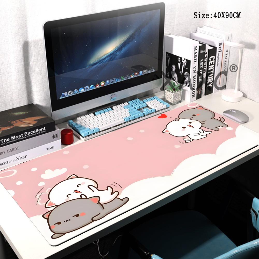Gaming Accessories Pink - Alfombrilla de Ratón XXL Kawaii para