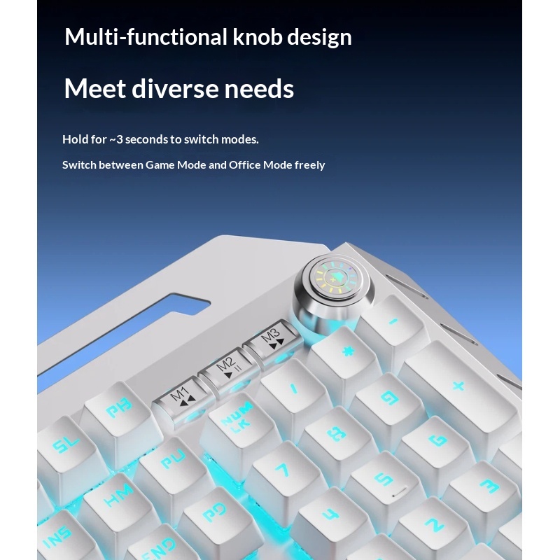 Combo de Teclado Mecánico Inal - Gaming Accessories Pink reseña y precio