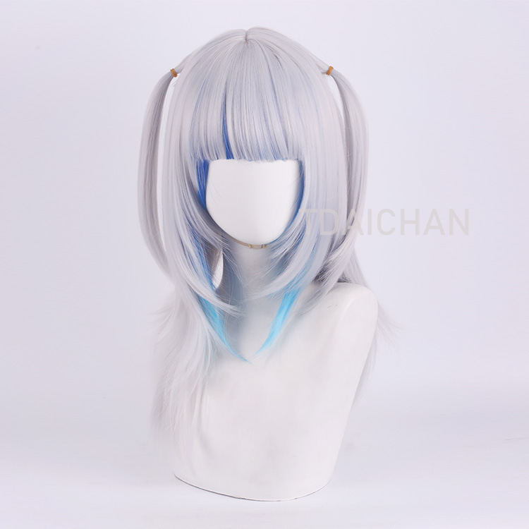 Peluca de Cosplay Gawr Gura 20 - Virtual Gaming Accessories reseña y precio