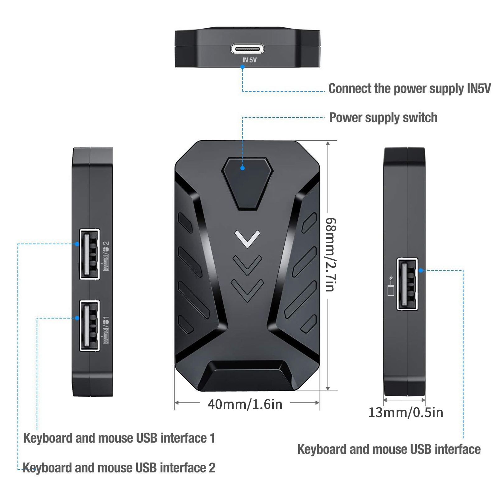 Adaptador convertidor de ratón - Xiaomi Gaming Accessories reseña y precio