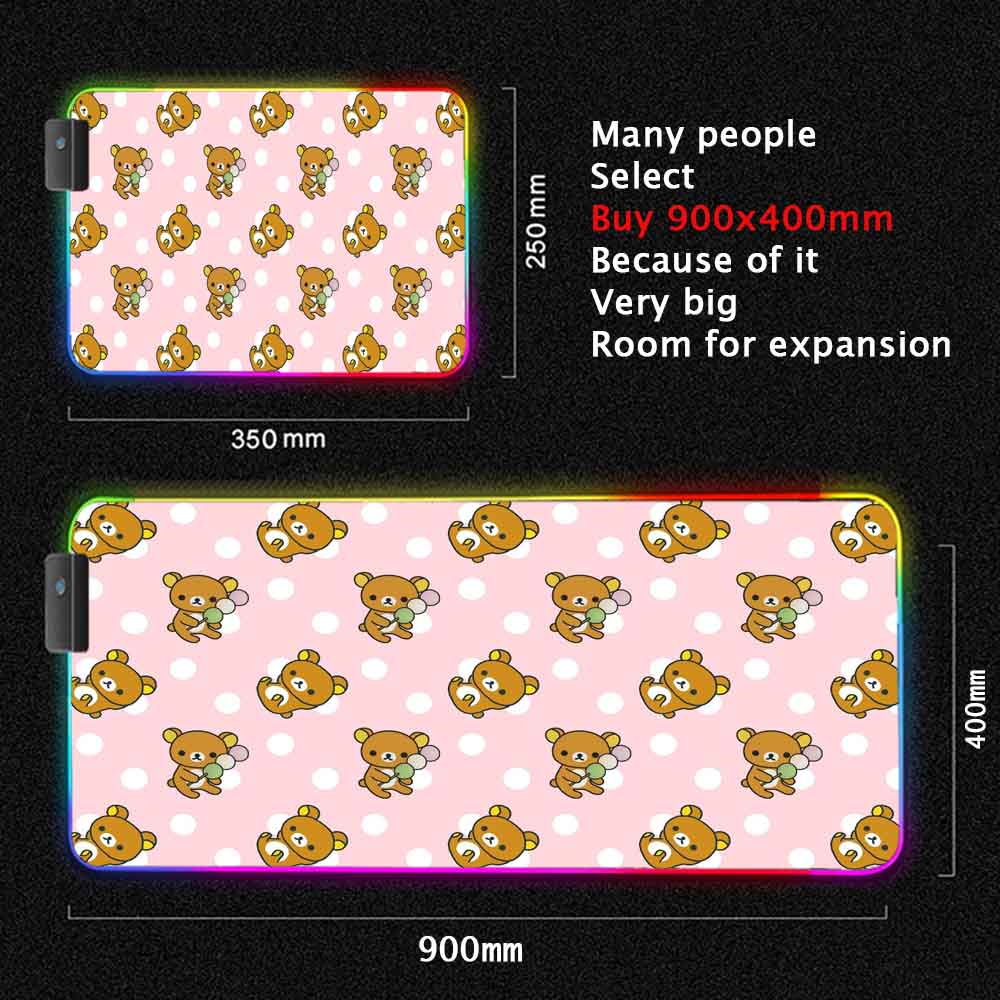 Korilakkuma-alfombrilla de rat - Gaming Accessories Pink reseña y precio