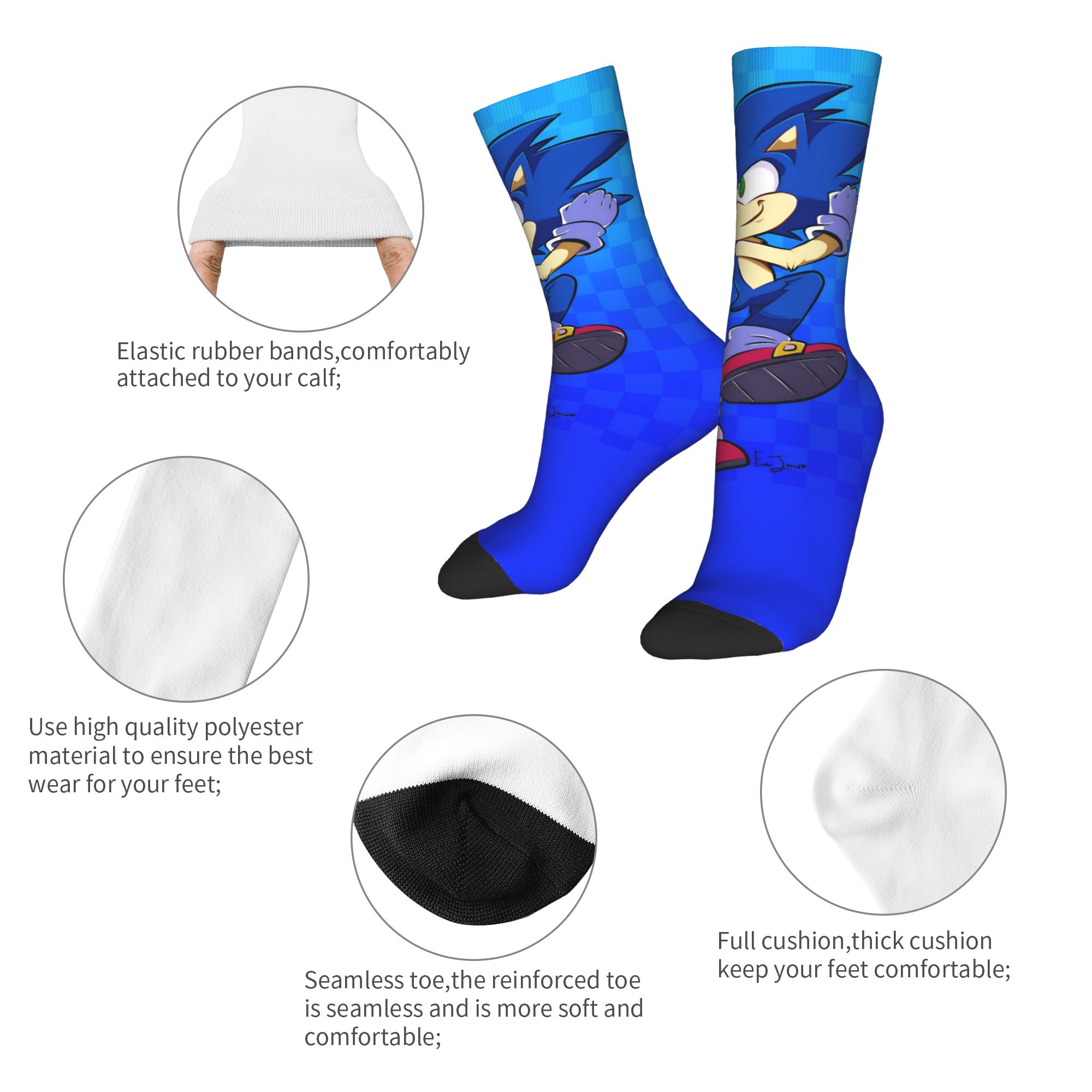 Calcetines de Gaming SONICED p - Youtube Gaming Accessories reseña y precio