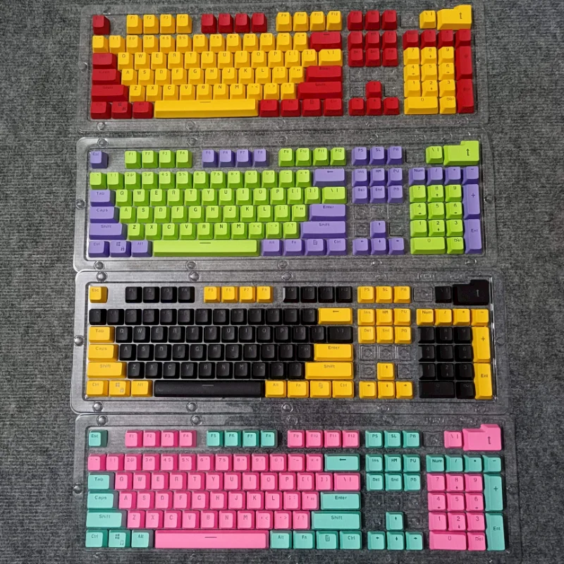 Good Pbt Oem Keycaps 61/87/104 - Gaming Accessories Pink reseña y precio