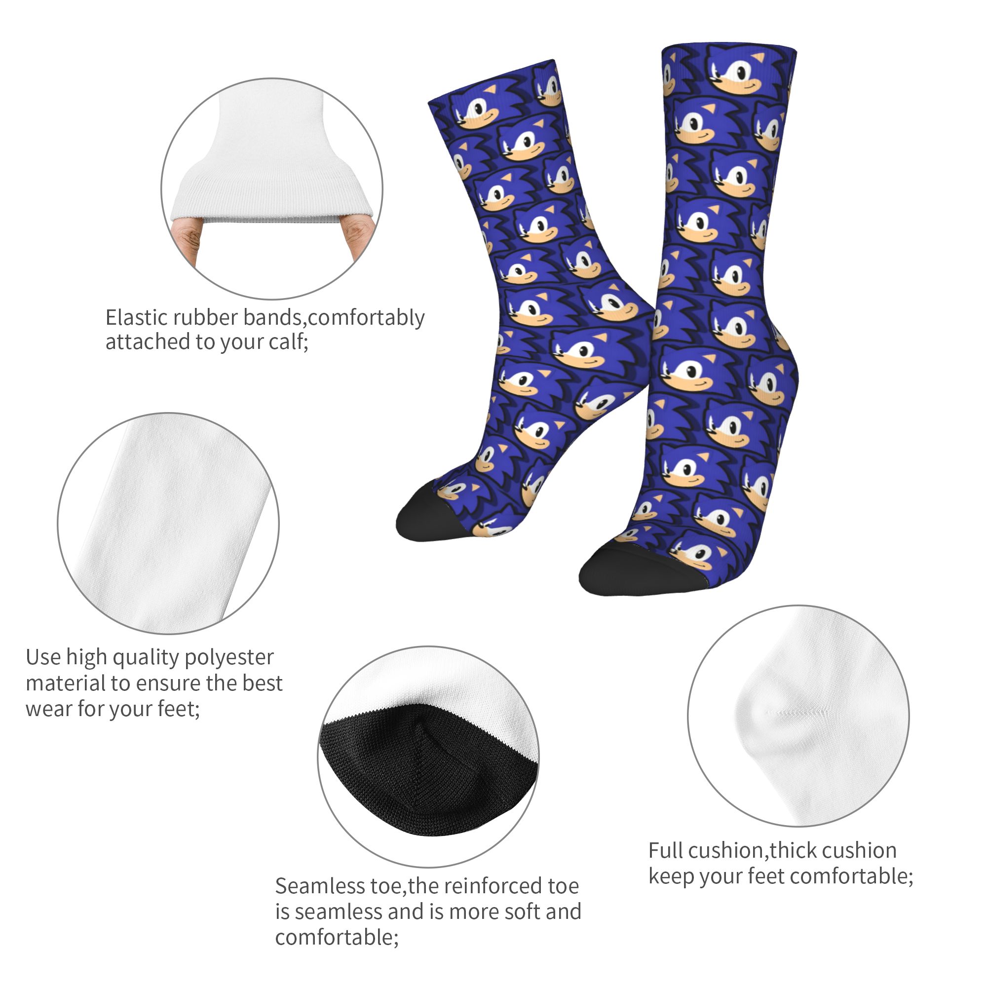 Calcetines SONICED para Hombre - Youtube Gaming Accessories reseña y precio
