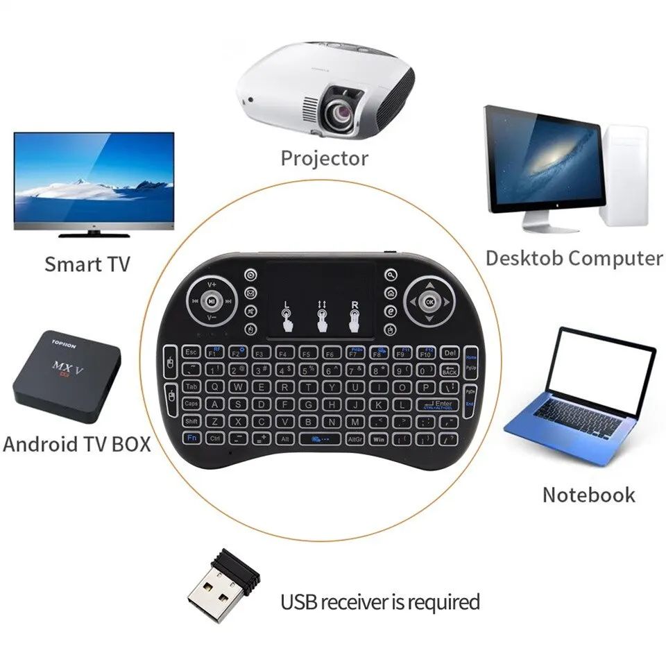 Mini teclado inalámbrico de 2, - Gaming Accessories For Laptop reseña y precio